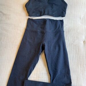 Vuori Halo Leggings & Bra Set Navy Size XS